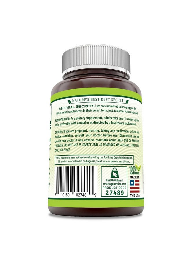 Herbal Secrets Amla Supplement | 500 Mg Per Serving | 120 Veggie Capsules | Made with Natural Amla | Supplement | Non-GMO | Gluten Free | Made in USA - Image 3