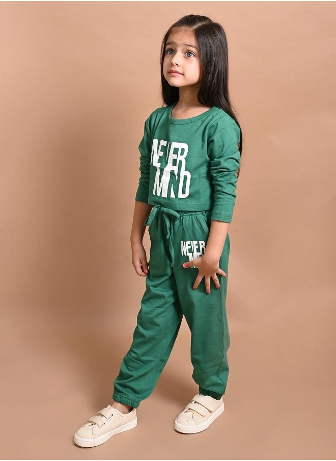 LILPICKS - Never Mind Printed Crop Top with Jogger Set - Image 1