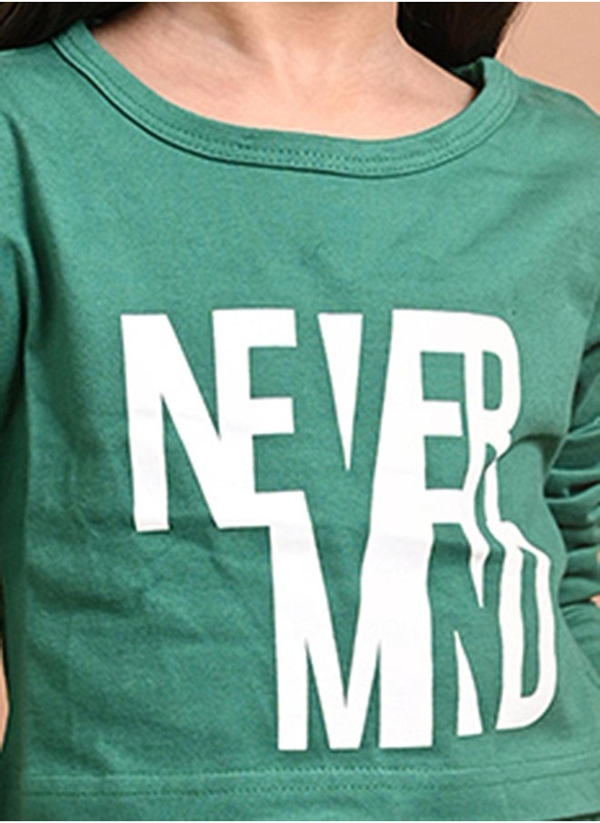 LILPICKS - Never Mind Printed Crop Top with Jogger Set - Image 1