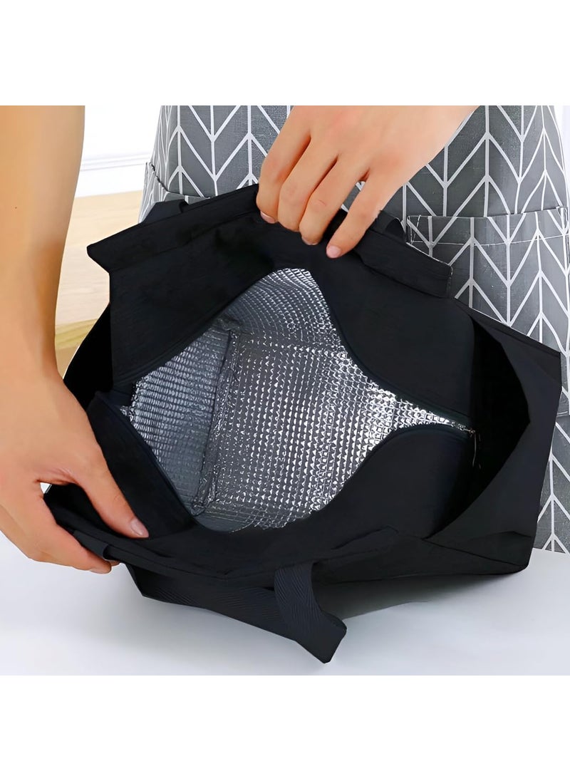 NFI essentials NFI essentials Insulated Lunch Bag for Men Women Large Tiffin Carry Bag Travel Lunch Box Organizer for Office, School, College, Leak-Proof Lunch Cooler Bag  - Image 2