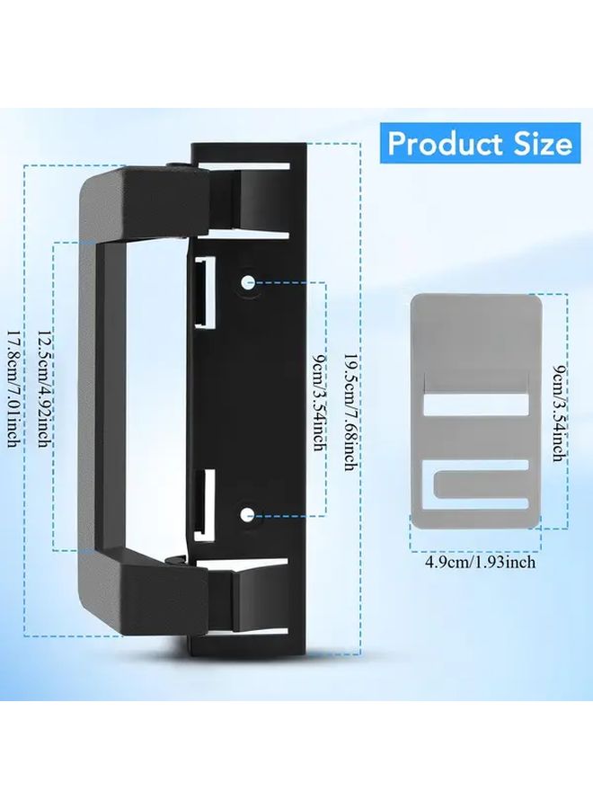 2 Pcs RV Refrigerator Door Handle Holder Replacement with Airing Card - Image 2