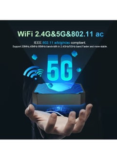 X96 X96 Mini 5G Android TV Box | 2GB RAM + 16GB ROM | Android 9.0 | Amlogic S905W4 Quad-Core | Dual WiFi 2.4G/5G | 4K Media Player | H.265 10bit | USB 2.0 | Smart TV Box for Seamless Streaming & Entertainment  - Image 2
