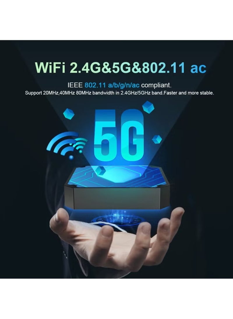 X96 - X96 Mini 5G Android TV Box | 2GB RAM + 16GB ROM | Android 9.0 | Amlogic S905W4 Quad-Core | Dual WiFi 2.4G/5G | 4K Media Player | H.265 10bit | USB 2.0 | Smart TV Box for Seamless Streaming & Entertainment - Image 1