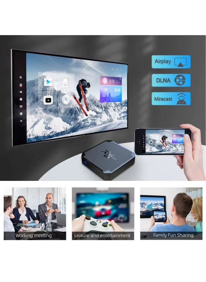 X96 - X96 Mini 5G Android TV Box | 2GB RAM + 16GB ROM | Android 9.0 | Amlogic S905W4 Quad-Core | Dual WiFi 2.4G/5G | 4K Media Player | H.265 10bit | USB 2.0 | Smart TV Box for Seamless Streaming & Entertainment - Image 1
