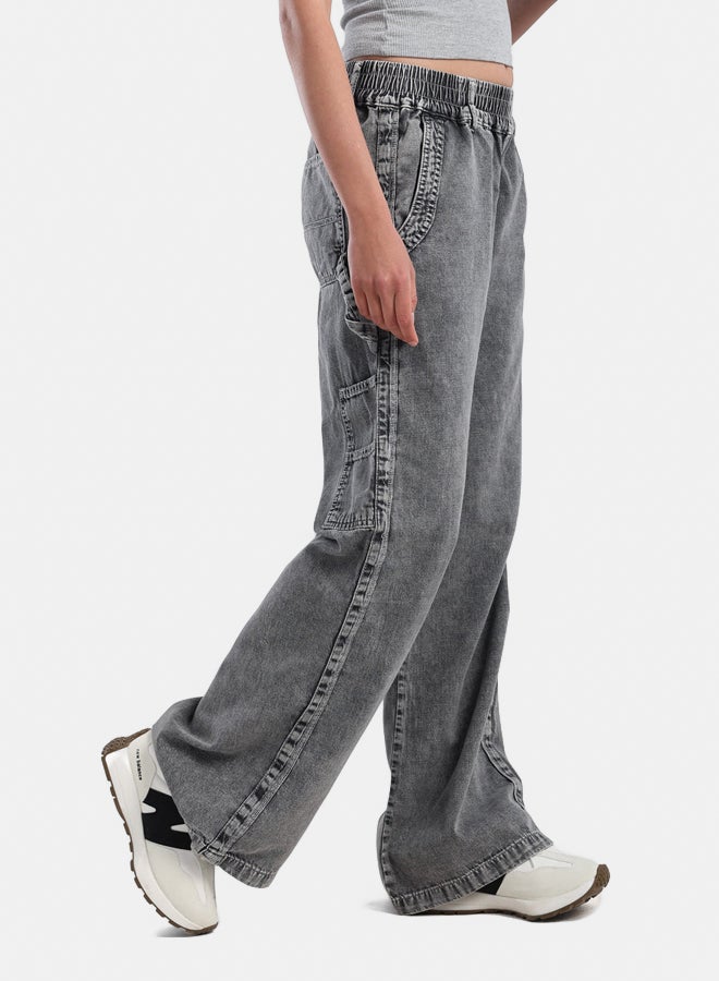 Carina Lightweight Wide Leg Jeans - Image 4