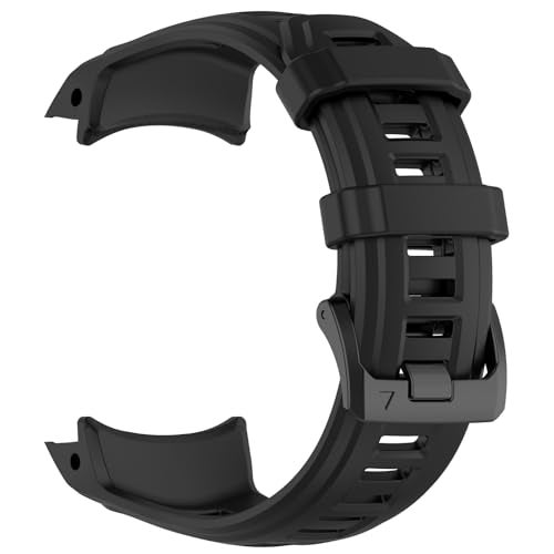 LOKEKE Compatible with Garmin Instinct 3 Replacement Wrist Band - Replacement Silicone Wrist Watch Band Strap Compatible with Garmin Instinct 3 50mm(Black) - Image 2
