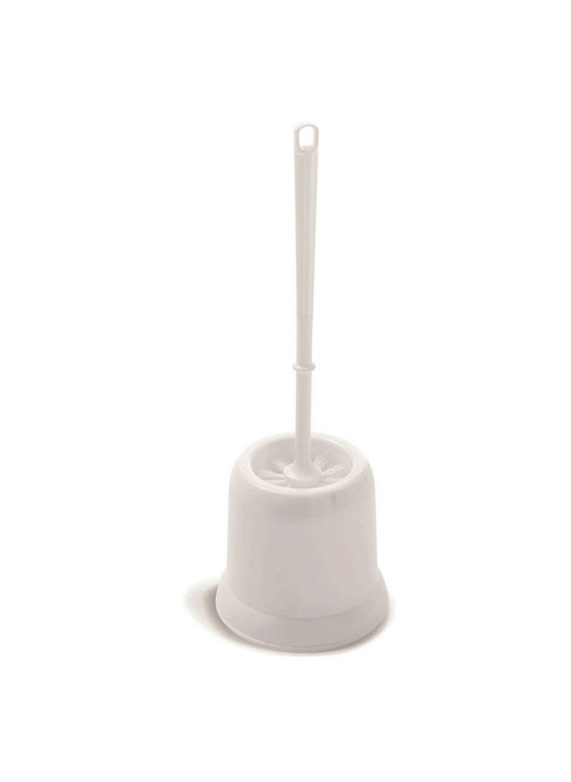 Addis Round Lavoratory Set White-Toilet brush 