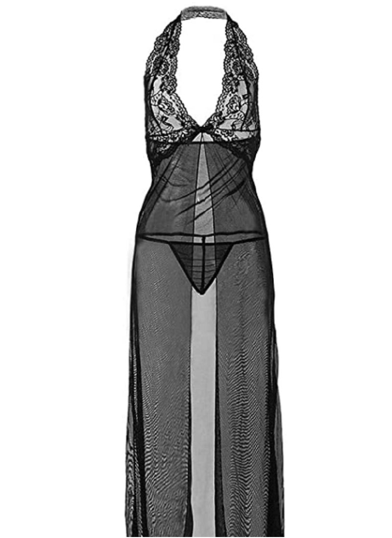 Generic - Women Soft Sleepwear Snap-Front Open  Nightgown  Dress - Image 1
