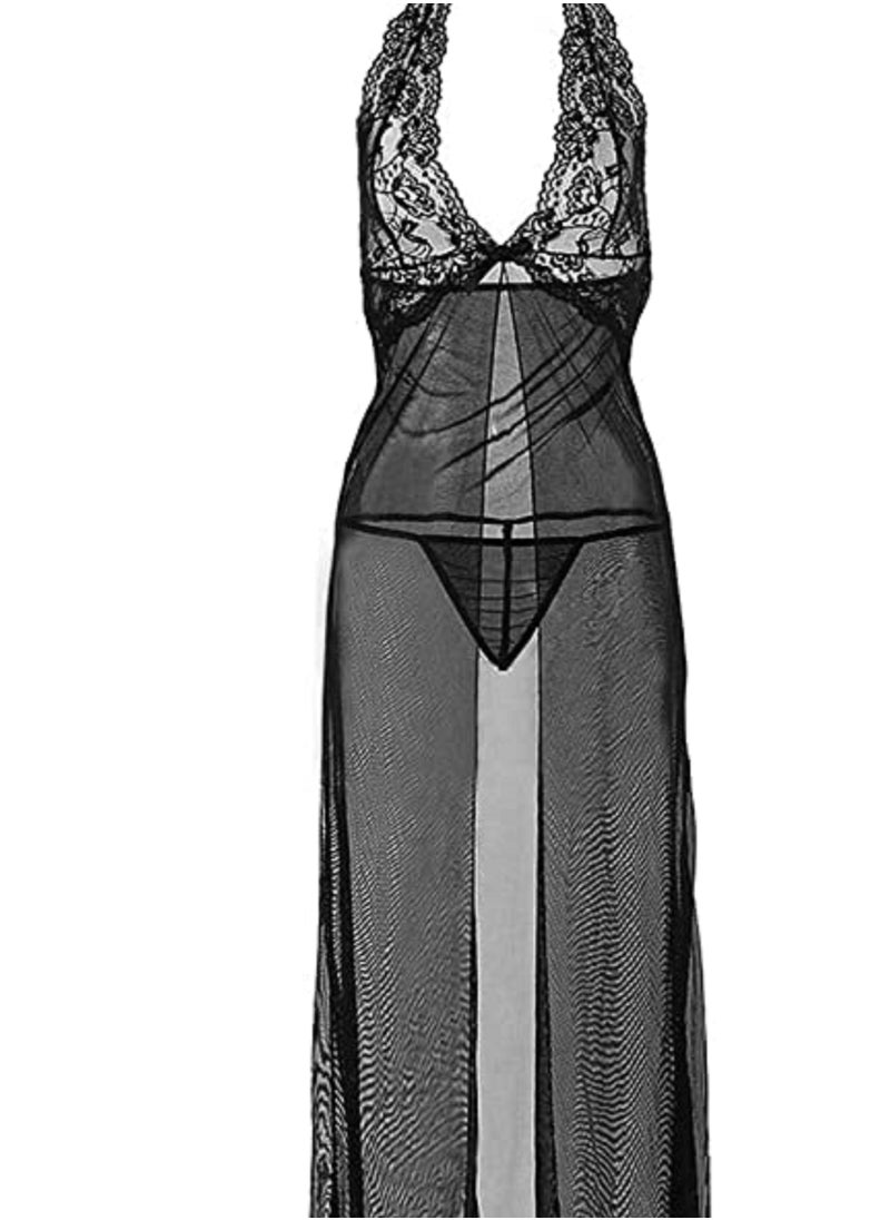 Generic - Women Soft Sleepwear Snap-Front Open  Nightgown  Dress - Image 1