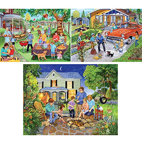 Bits and Pieces Value Set of Three Large 500 Piece Jigsaw Puzzles for Adults Jigsaw Puzzles Designed by Artist Sandy Rusinko Completed Puzzle Size 18 x 24 - Image 5