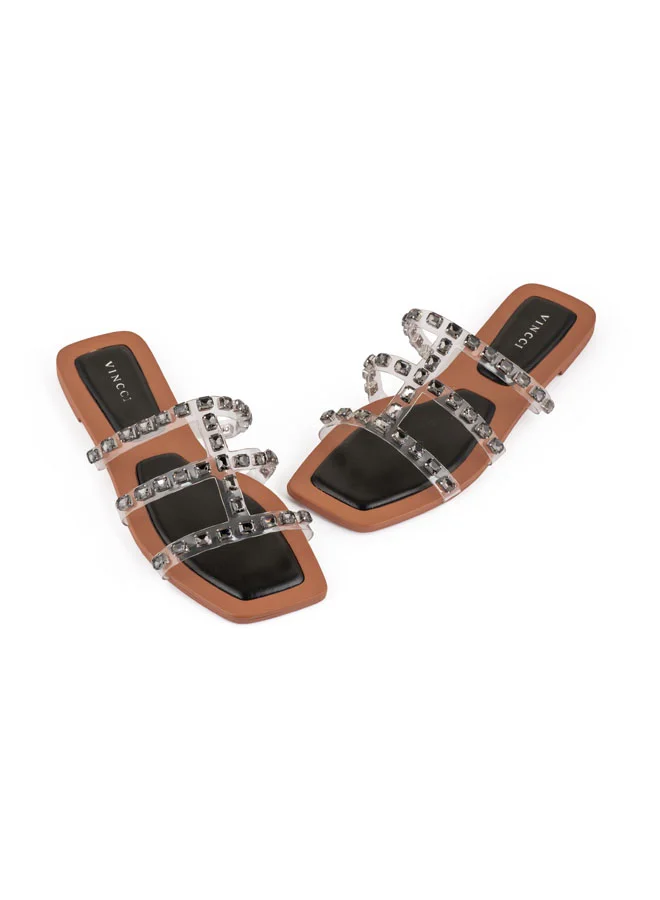 Vincci Women Multi Strap Flat Sandals