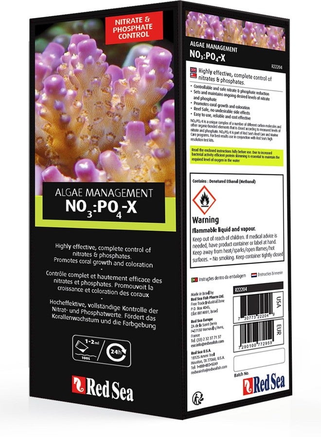 Red Sea NO3:PO4-X 500ml NOPOX - Nitrate & Phosphate Reducer for Reef Aquariums, Promotes Healthy Coral Growth, Controls Algae & Maintains Water - Image 3