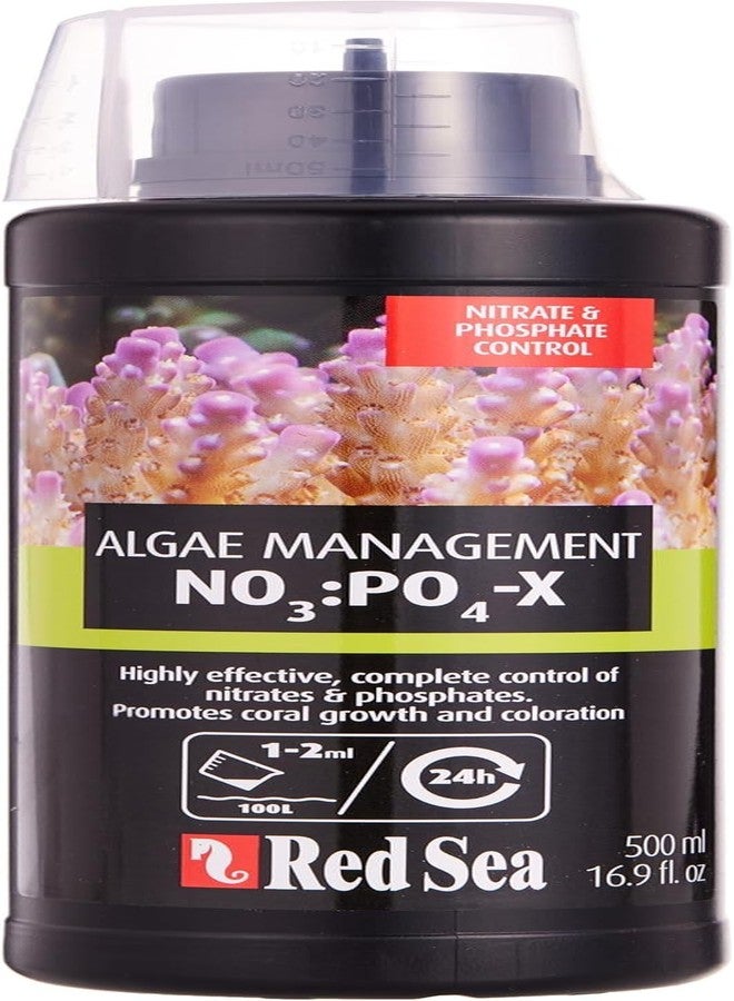 Red Sea NO3:PO4-X 500ml NOPOX - Nitrate & Phosphate Reducer for Reef Aquariums, Promotes Healthy Coral Growth, Controls Algae & Maintains Water - Image 1