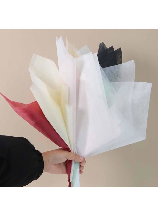 FAYADA Bouquet Wrapping Paper, Korean Cotton Wrapping Flower Paper,Withdrawable Lining Paper,40 Small sheets Non-Woven Waterproof Flower Bouquet Wrapping Paper for Fresh Flowers(Pink) - Image 3