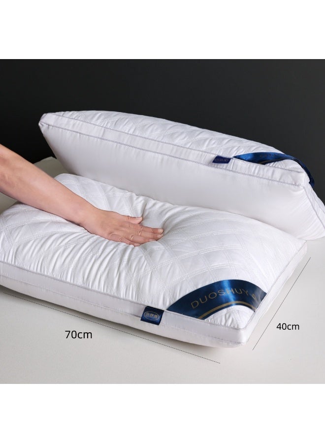 Hotel Quality Bed Pillows for Sleeping - Soft Breathable Microfiber Pillows, Hypoallergenic, Support for Side Back Stomach Sleepers,  （1PC） - Image 5
