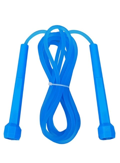 AT0312 حبل قفز قابل للتعديل يد بلاستيك - أزرق