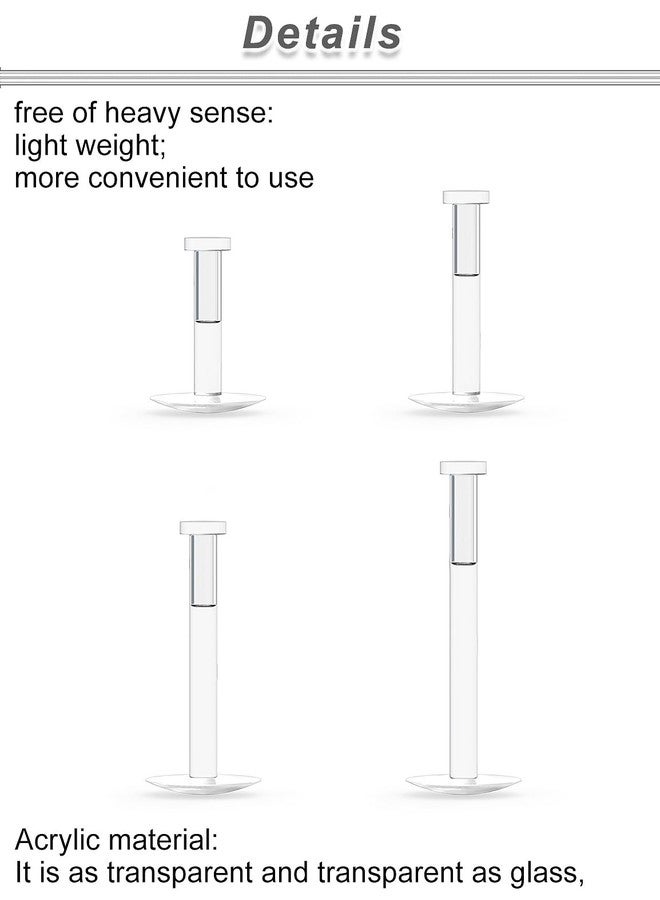 Ocptiy 16G Clear Plastic Earrings Nose Ring Stud for Sport Work Surgery Lip Labret Monroe Medusa Ring Stud Siliocne Flexible Flat Back Cartilage Helix Tragus Earring Clear Piercing Jewelry Women Men - Image 4