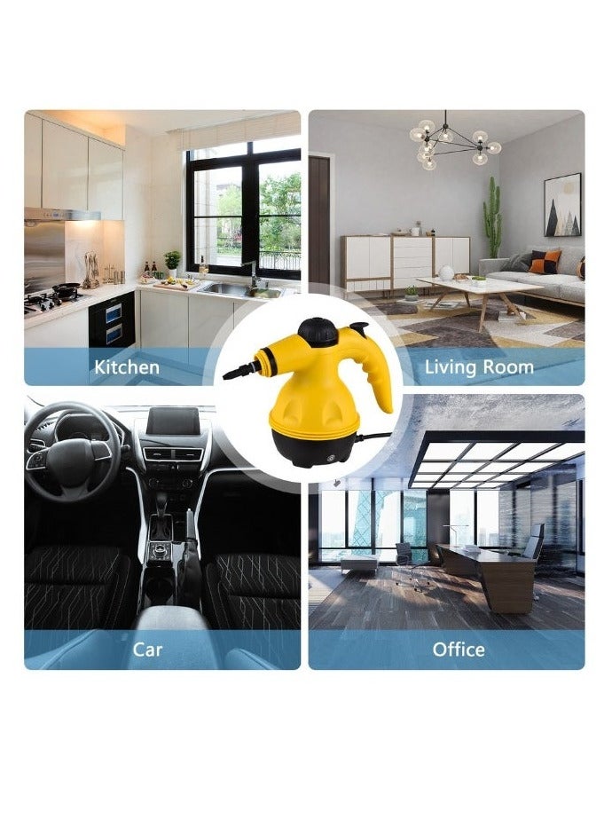 Portable Handheld Steam Cleaner 1200W Multi functional High Temperature Pressurized Steam Cleaning Machine with 9PCS Accessory for Kitchen Sofa Bathroom Car Window - Image 5