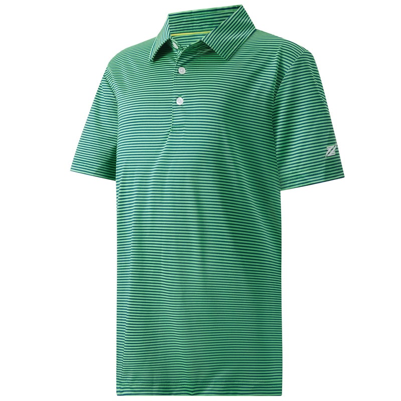 Yhjoxlp Boys Polo Shirts Performance Dry Fit Kids Polo Shirts for Boys, Striped Boy's Golf Polo Short Sleeve Casual Collared Golf Shirts for Boy, 10-12 Years - Image 1