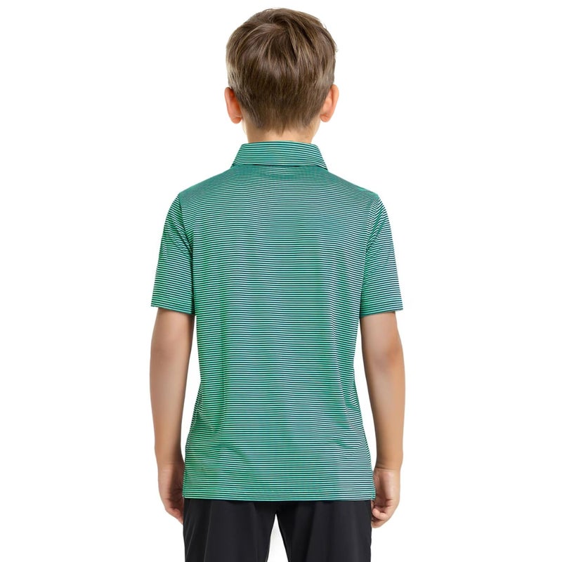 Yhjoxlp Boys Polo Shirts Performance Dry Fit Kids Polo Shirts for Boys, Striped Boy's Golf Polo Short Sleeve Casual Collared Golf Shirts for Boy, 10-12 Years - Image 4