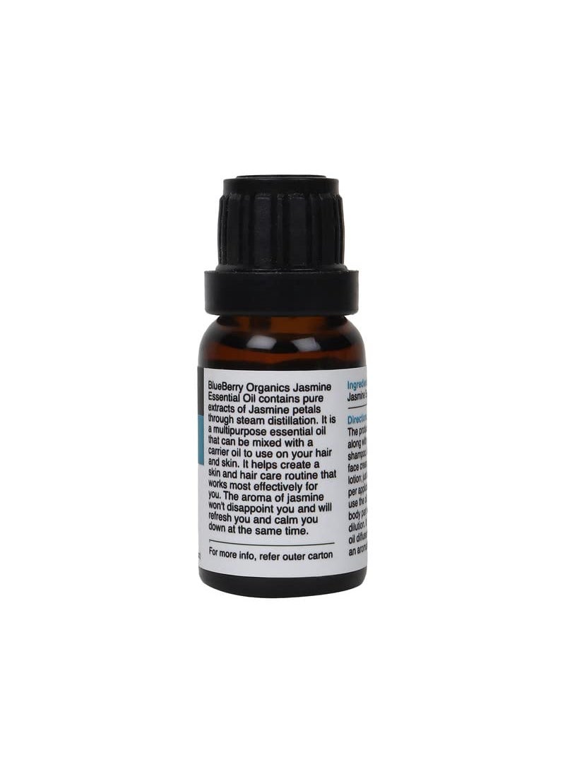 MLSPL BLUEBERRY ORGANICS MLSPL BLUEBERRY ORGANICS Jasmine Essential Oil Natural Premium Therapeutic Grade with Premium Glass Dropper 15 ml  - Image 3