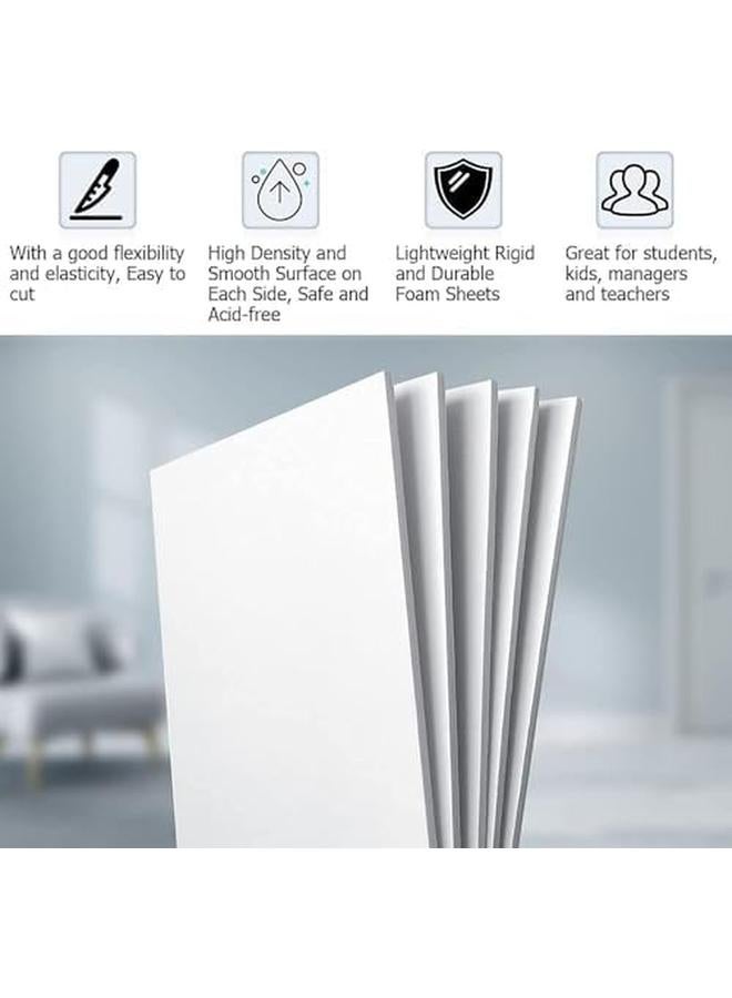BPA 30 Pack Foam Boards 10In X8In Prefer 0.2In Thick Polystyrene Foam Sheet White Poster Boards For Crafts Projects Photo Framing Art Display - Image 4