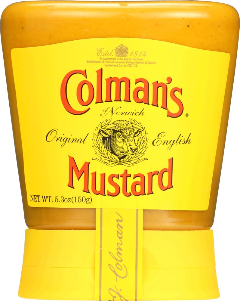 Colman's Original English Squeezy Mustard 150g - Pack of 2 - Image 1