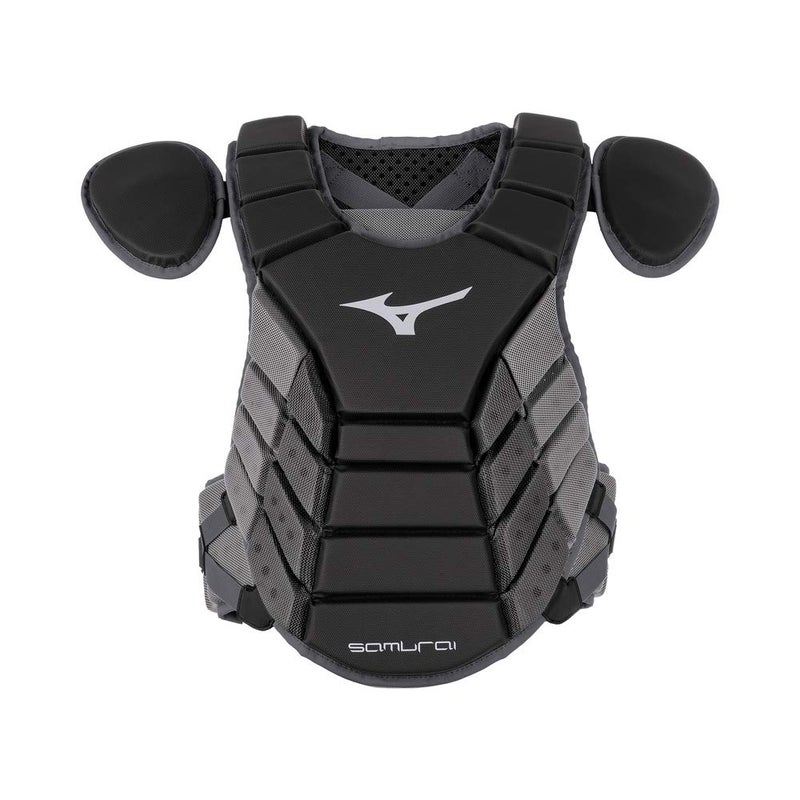 Mizuno Samurai Baseball Chest Protector 15 BLACKGREY
