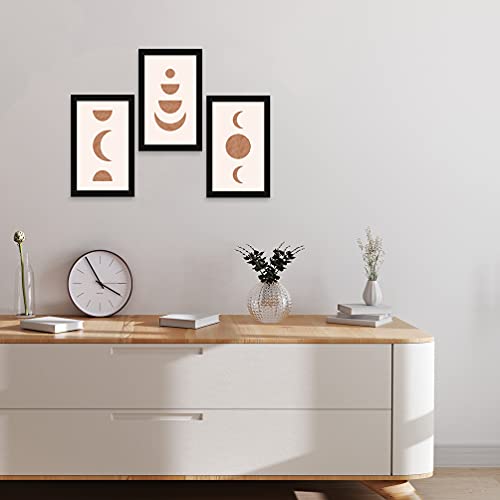 ArtX Paper Modern Wall Frame Art Painting, Framed Paintings, Multicolor, Abstract, 13 X 25.5 inches(Combined), 8.5 X 13 each, Set of 3 - Image 3