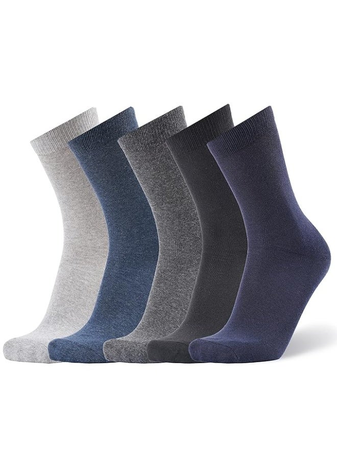 ANCHOR SOCKS Anchor Men's Crew & Ankle Length Socks Cotton Blend Breathable Stretch Comfort Pack of 10 Pairs Multicoloured - Image 2