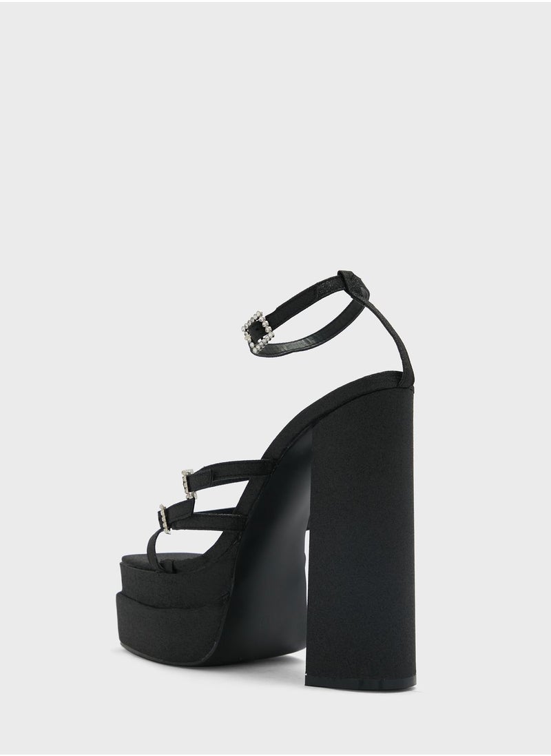 PUBLIC DESIRE - Disco Ball Sandals - Image 1