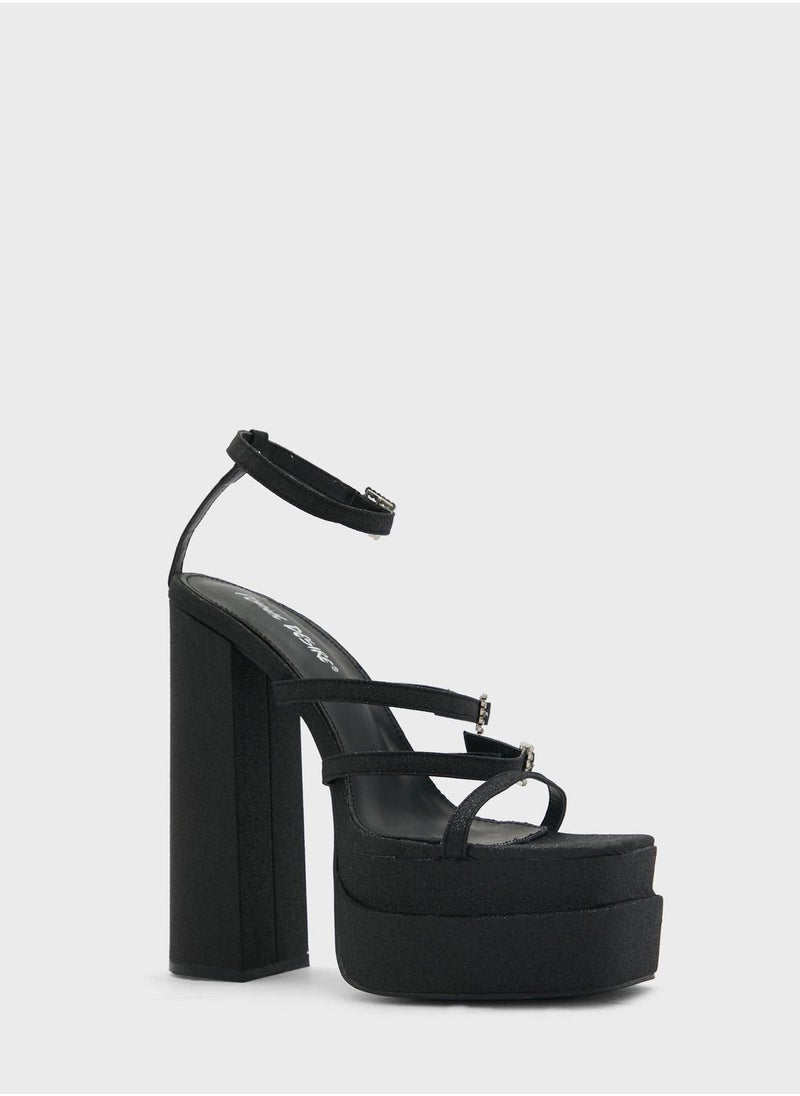 PUBLIC DESIRE - Disco Ball Sandals - Image 1