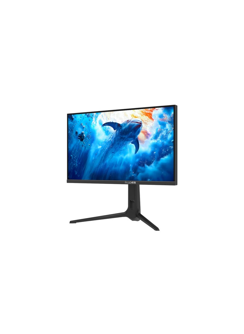 ساديس شاشة ألعاب Sades RS-Dolphin مقاس 27 بوصة بدقة 4K UHD | معدل تحديث 160-320 هرتز، زمن استجابة 0.5 مللي ثانية MPRT، دعم HDR | دقة 3840×2160، مزامنة تكيفية | أسود - SA-F01U27-B - Image 2