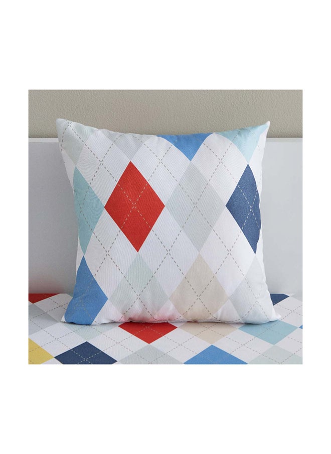 Home Box Nora Plaid Reversible Filled Cushion 40 x 40 cm  - Image 1