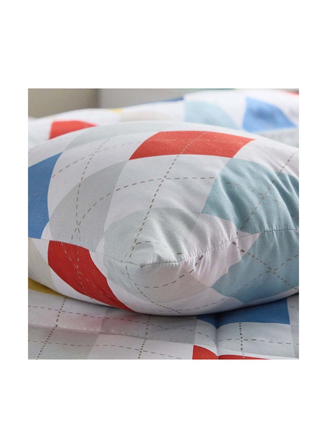 Home Box Nora Plaid Reversible Filled Cushion 40 x 40 cm  - Image 3
