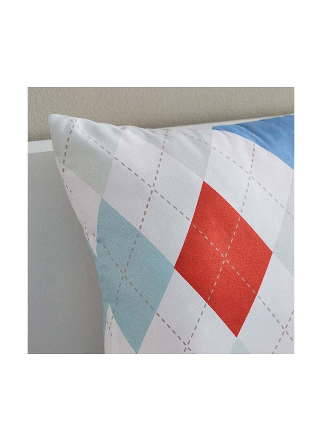 Home Box Nora Plaid Reversible Filled Cushion 40 x 40 cm  - Image 2