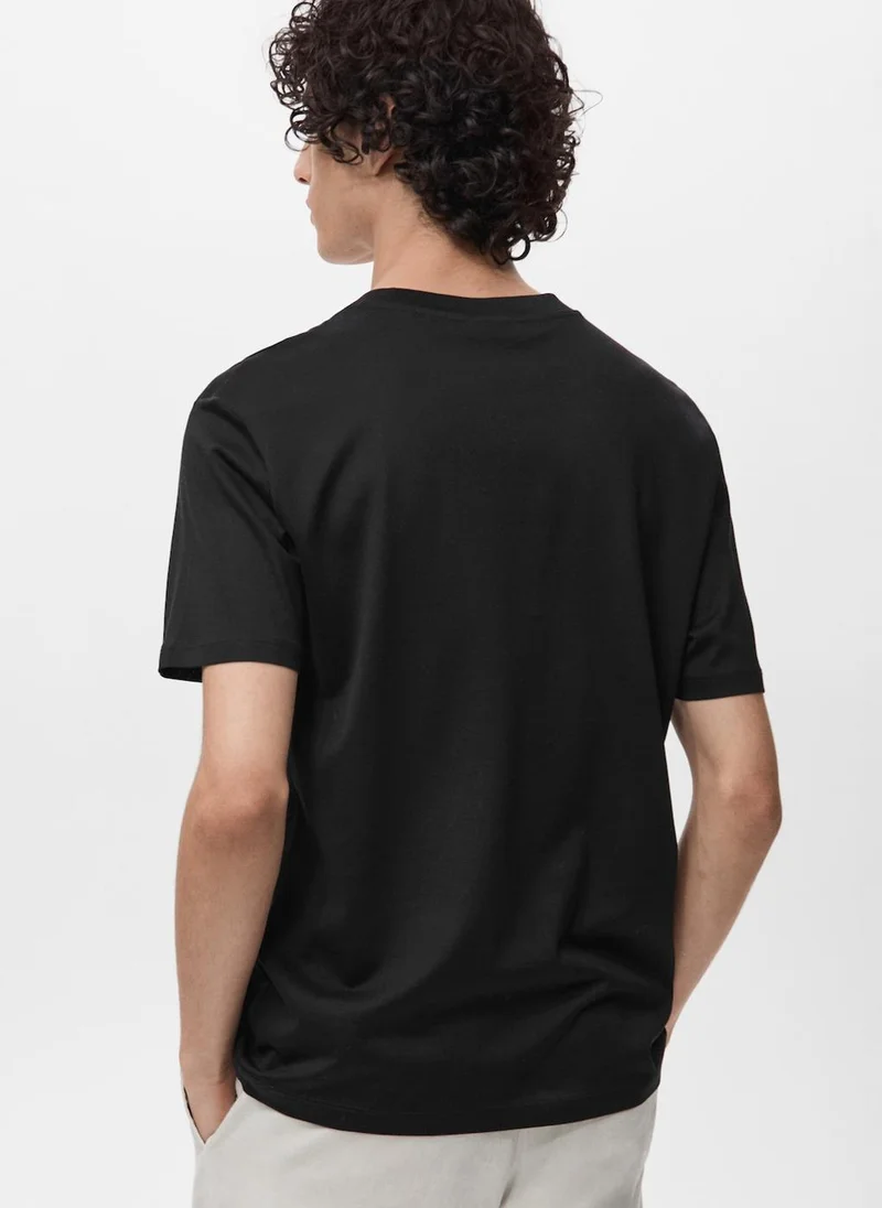 مانجو مان cotton slim-fit t-shirt