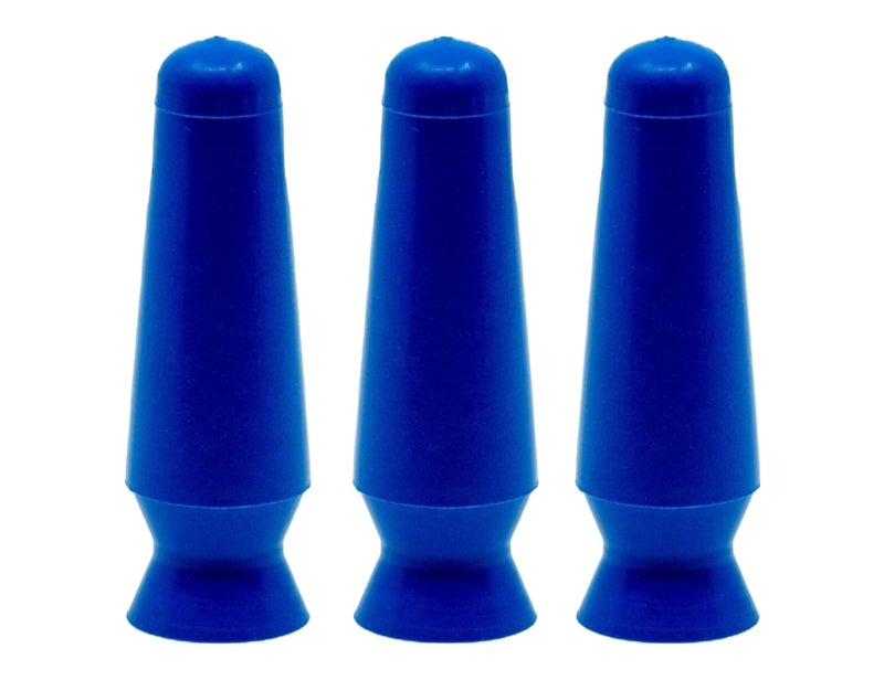 DMV DMV Scleral Cup Large Contact Lens Handler -3 Pack - Inserts and Removes Scleral Contact Lenses and Prosthetic Eyes (Cobalt Blue)  - Image 1