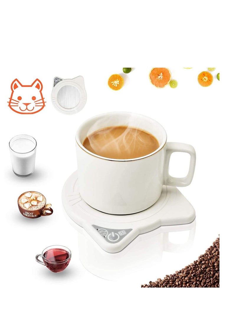 Coffee Mug Warmer Electric Cup Beverage Heater for Desk Smart heater Auto Shut Off Heated Use Office Home to Warm Tea Milk - Image 1