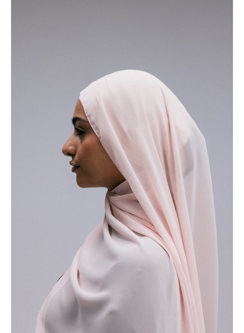 Overlay CHIFFON HEADSCARF - BLUSH - Image 3