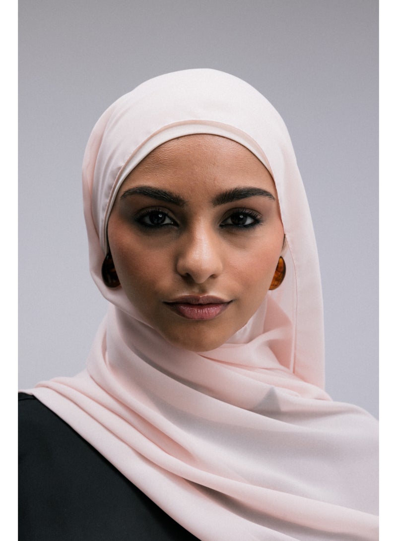 Overlay CHIFFON HEADSCARF - BLUSH - Image 1