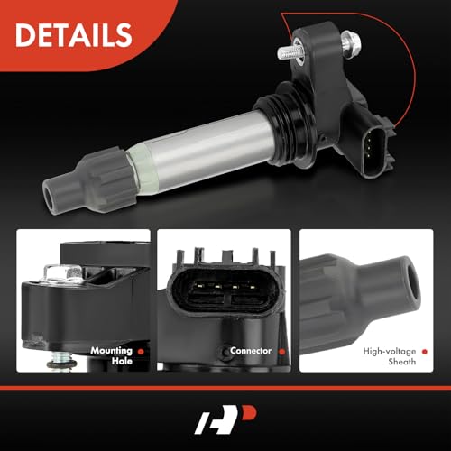 A-Premium 6PCS Ignition Coil Packs Compatible with Buick, Cadillac, Chevy & GMC Vehicles - 2.8L, 3.0L, 3.2L, 3.6L - Enclace 2008-2024, CT4 2022-2024, Equinox 2008-2017, Impala 2012-2018, G6 2007-2009 - Image 5