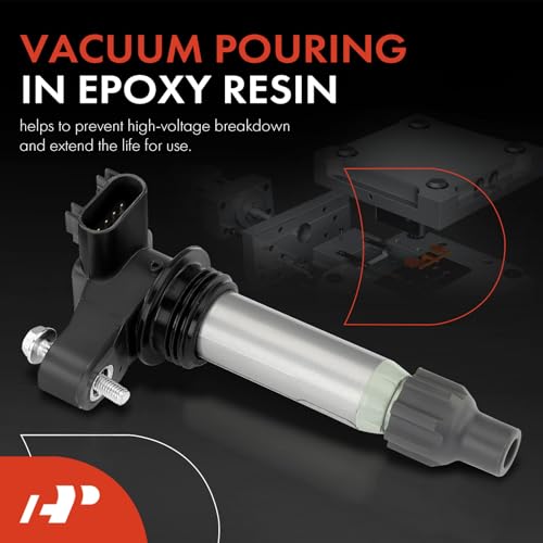 A-Premium 6PCS Ignition Coil Packs Compatible with Buick, Cadillac, Chevy & GMC Vehicles - 2.8L, 3.0L, 3.2L, 3.6L - Enclace 2008-2024, CT4 2022-2024, Equinox 2008-2017, Impala 2012-2018, G6 2007-2009 - Image 3