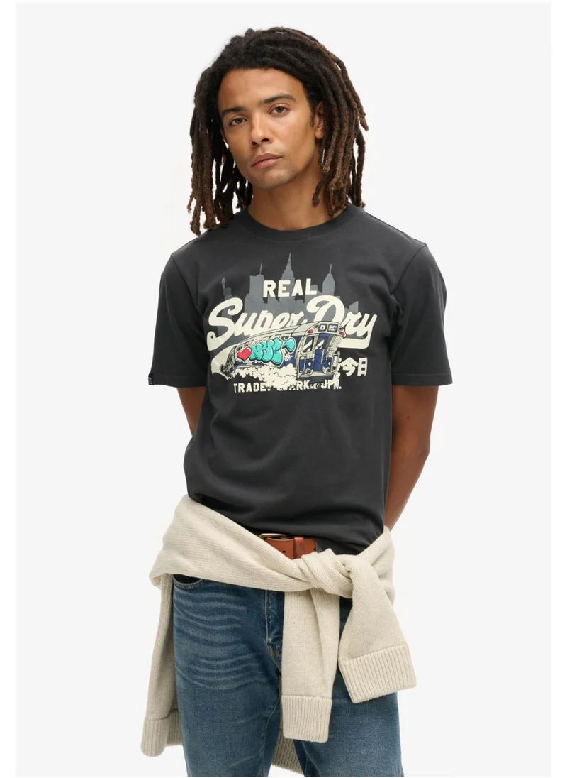 Superdry New York Vl Graphic T Shirt