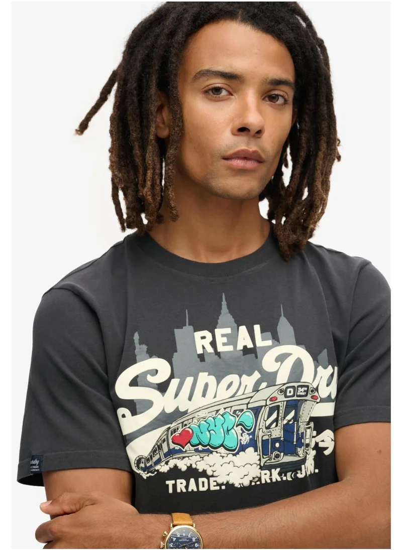 Superdry New York Vl Graphic T Shirt