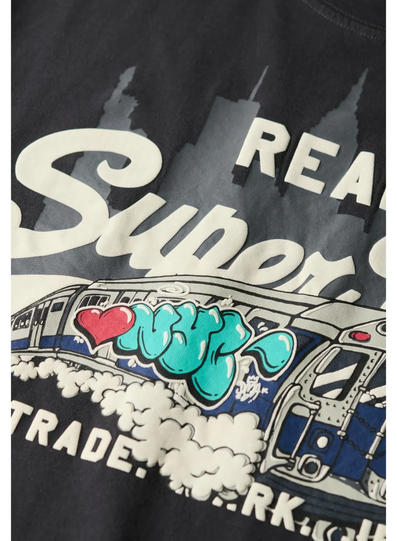 Superdry New York Vl Graphic T Shirt
