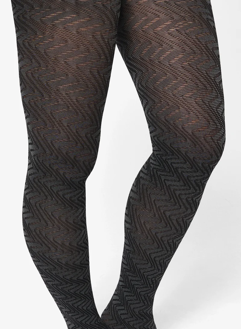 جينجر 120D Textured Stockings