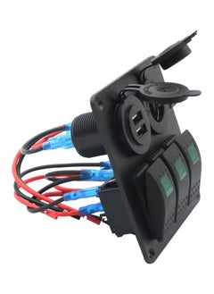 NIBEMINENT Waterproof Marine Boat Rocker Switch Panel  - Image 3