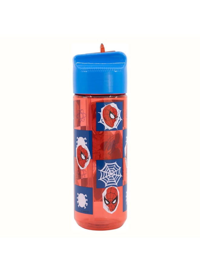 Disney Stor Spiderman Ecozen Hydro Water Bottle for Kids – 540ml BPA-Free Reusable Leak-Proof Drinking Bottle with Flip-Top Lid, Lightweight Durable School Sports Travel Bottle for Boys & Girls - Image 2