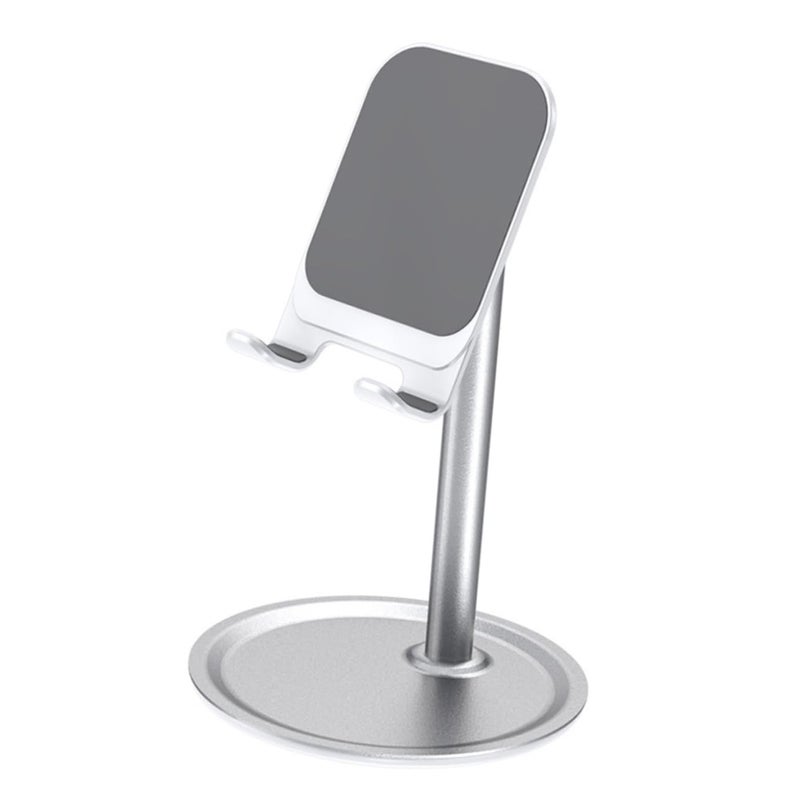 Desktop Phone Holder Bracket For Tablets And Mobile Phones Home Office Travel White - Image 2